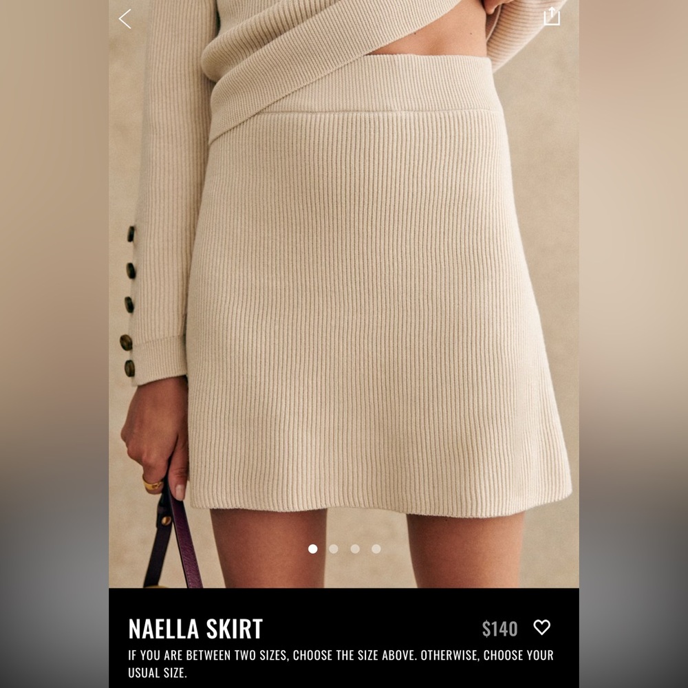 Sézane Naella skirt